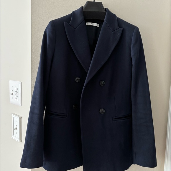Mango Suit - Navy Double breasted blazer. - Picture 1 of 5